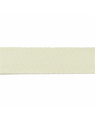 Cinta espiga rígida algodón MC2082 30 mm, 25 m