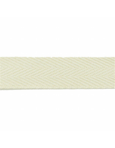 Cinta espiga rígida algodón MC2082 30 mm, 25 m