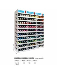 Expositor hilo Gutermann ORA 120 de 150 colores