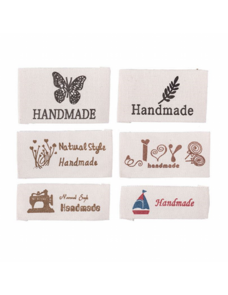 Aplicacion coser surtida algodón handmade FR7006, 60 u