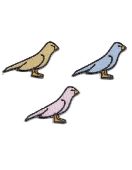 Aplicación 9821 pájaros (4,50 x 2,80 cm), 6 u