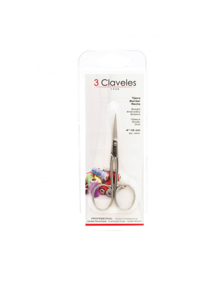Tijera manicura recta 3 Claveles