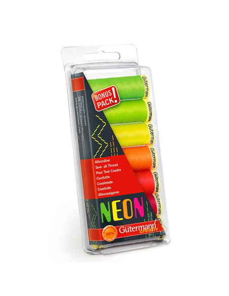 Set Coselotodo 100 m neón 731148, 7 bobinas