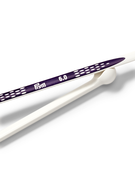 Aguja tricotar ergonómica Prym 40 cm, par