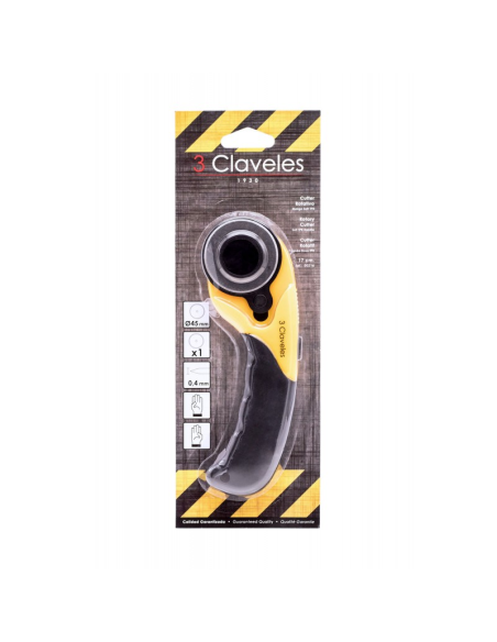 Cutter rotativo profesional 45 mm 3 Claveles (art. 0216)