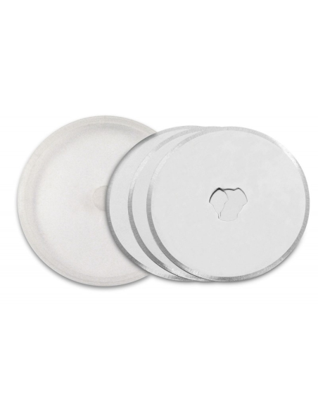 Cuchillas cutter rotativo 3 Claveles 0240, blister de 3 u