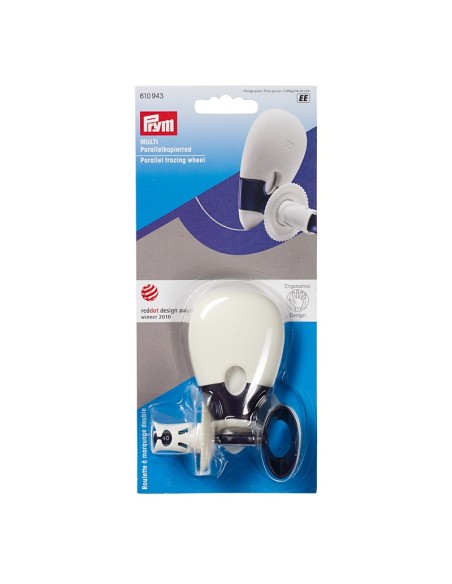 Ruleta doble marcar patrones ergonomic Prym 610943, unidad