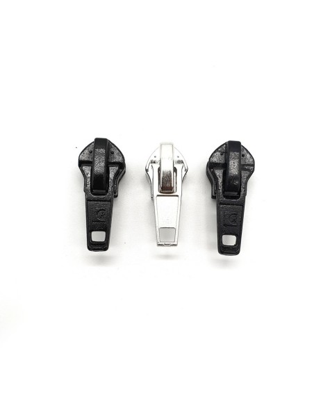 Cursor cremallera nylon 150 malla 6 mm, 10 u