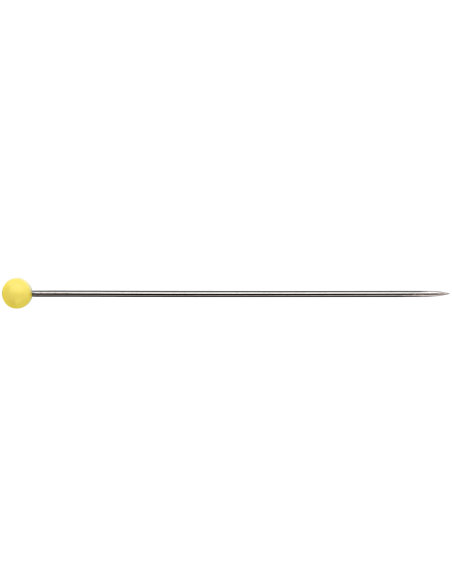 Alfiler bola amarillo Prym 29153 43 x 0,60 mm 20 gr, unidad