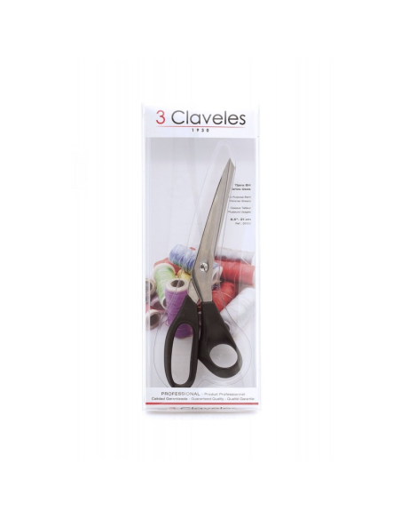 Tijera B.H. varios usos inox mango nylon 22 cm 8.5 3 Claveles