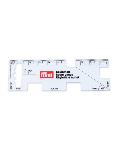 Regla Puntímetro Prym para medir costuras 610732, unidad