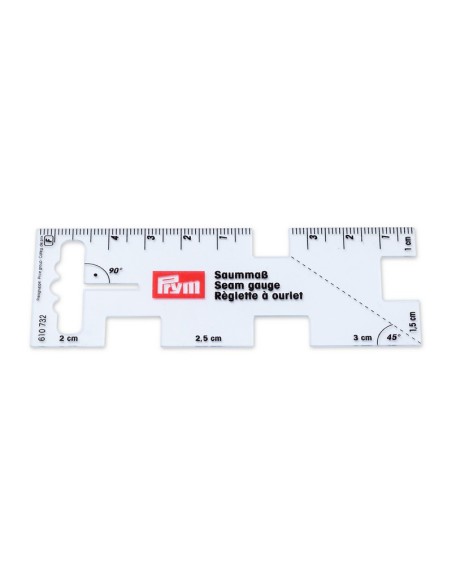 Regla Puntímetro Prym para medir costuras 610732, unidad