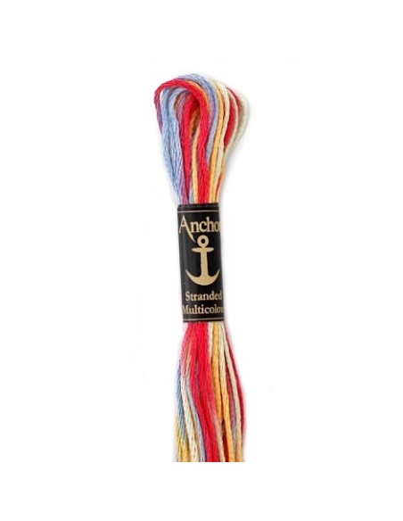 Hilo Anchor mouliné bordar mano multicolor 4615, 12 madejas
