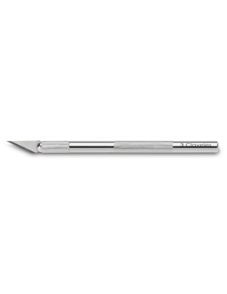 Cutter escalpelo 14 cm 3 Claveles (art. 0217)
