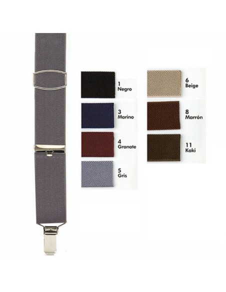 Tirante caballero liso 964 30 mm c/ pinza