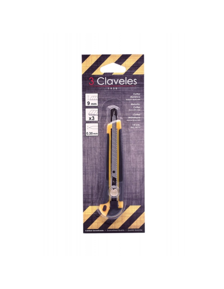 Cutter metálico nylon profesional 3 Claveles (art. 0212)