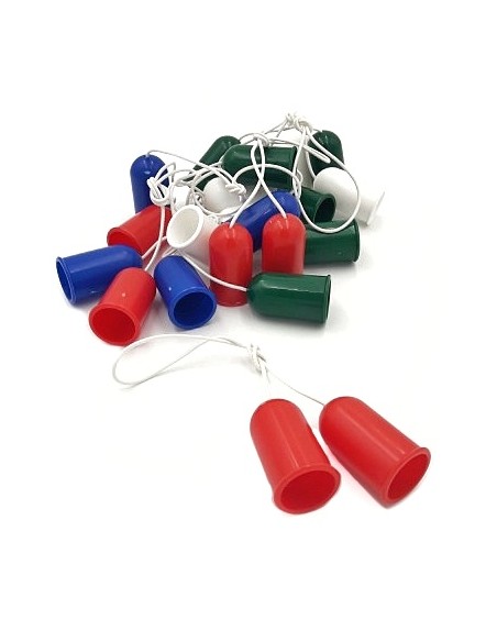 Tapapuntas plásticos, 25 unidades
