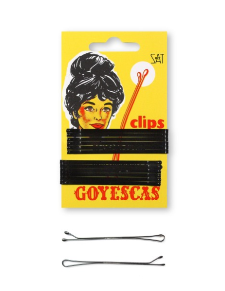 Clips goyescas Riz (6,00 cm), 2 gruesas