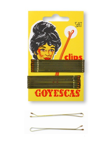 Clips goyescas Riz (6,00 cm), 2 gruesas