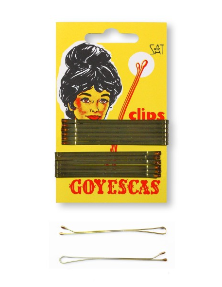 Clips goyescas Riz (6,00 cm), 2 gruesas