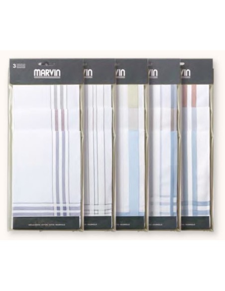 Pañuelo Mistral Marvin (111-90 P L3) 43x43 cm sur, 3 u